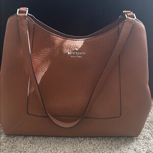 Kate Spade Tan Leather Shoulder Bag